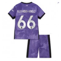Dětský Fotbalový dres Liverpool Alexander-Arnold #66 2023-24 Třetí Krátký Rukáv (+ trenýrky)